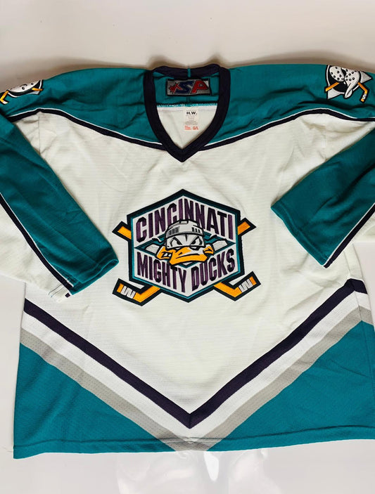 Mighty Ducks White Large Jersey